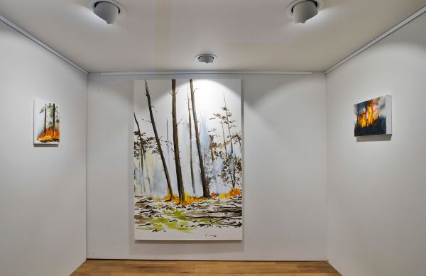 Ausstellungsansicht Galerie 17, Penzberg, 2023